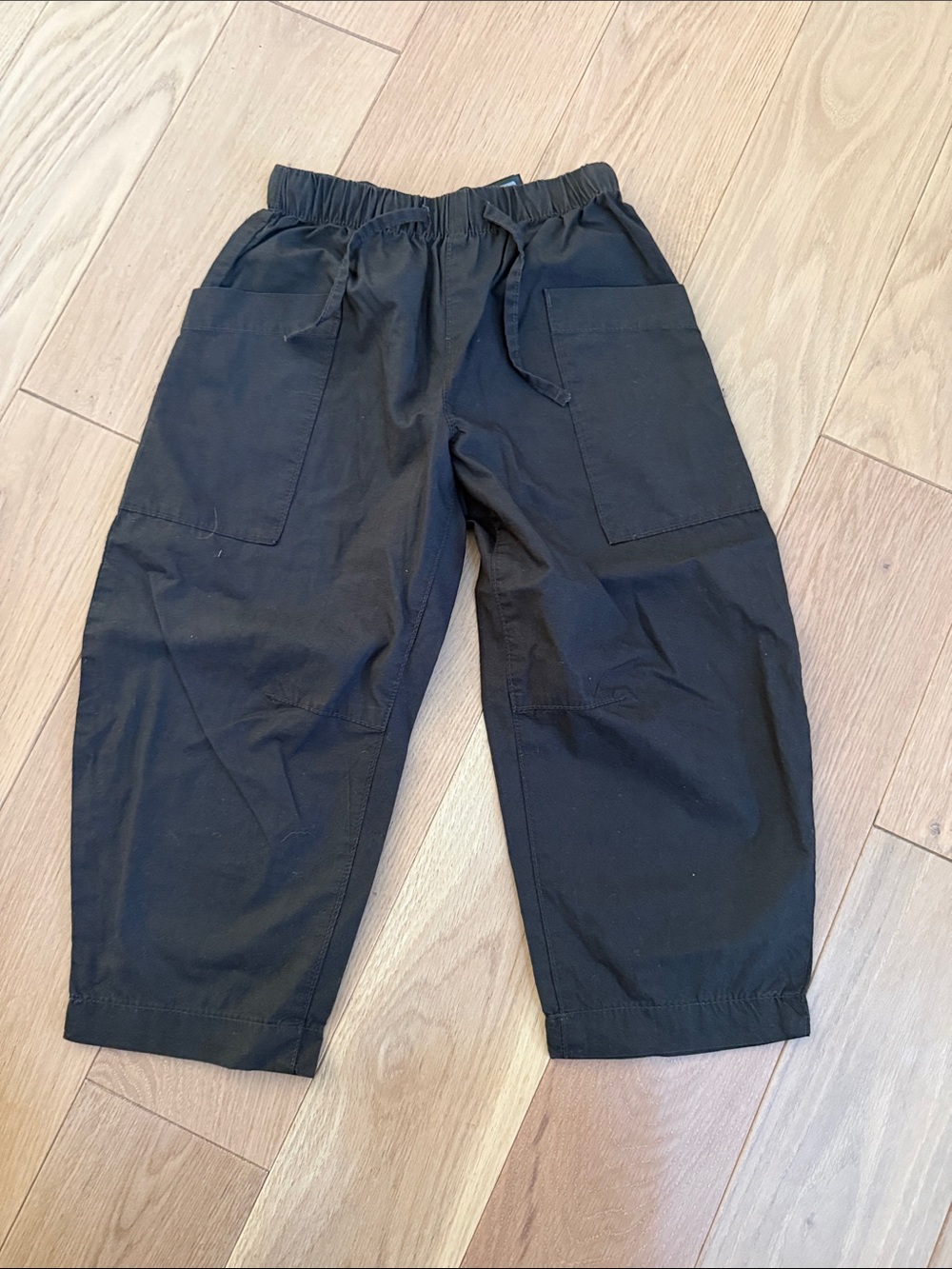 H&M Black Kids Barrel Leg Pants